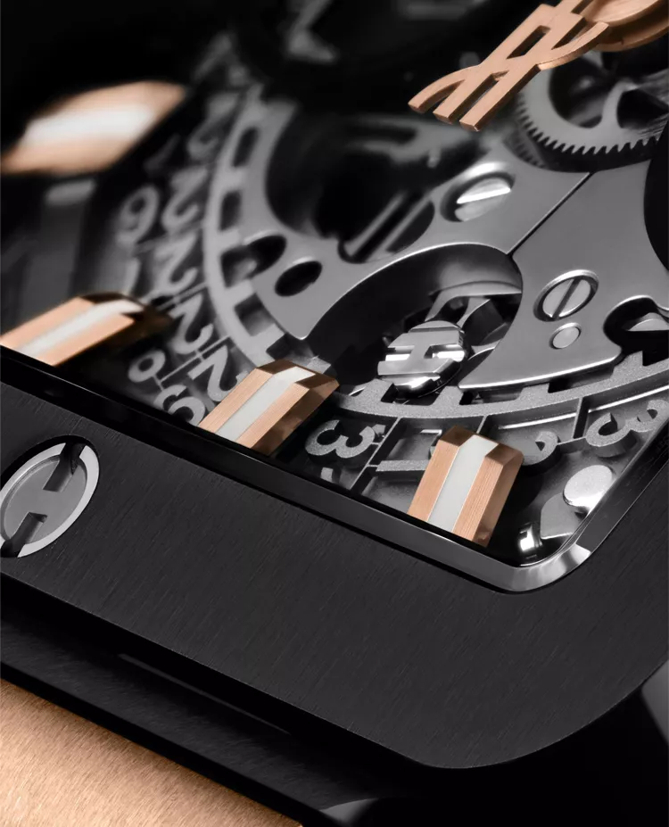 Ceas Hublot Square Bang Unico King Gold Ceramic 821.OM.0180.RX