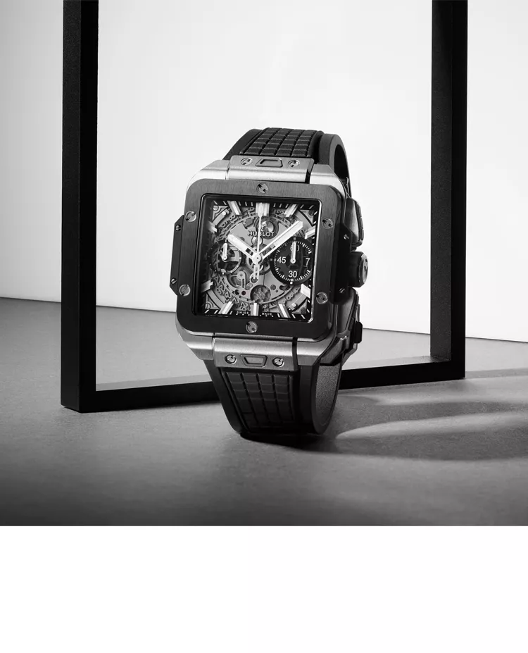 Ceas Hublot Square Bang Unico Titanium Ceramic 821.NM.0170.RX