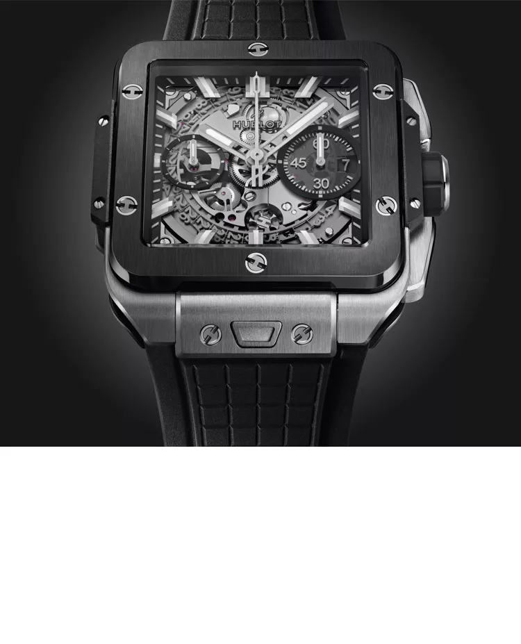 Ceas Hublot Square Bang Unico Titanium Ceramic 821.NM.0170.RX