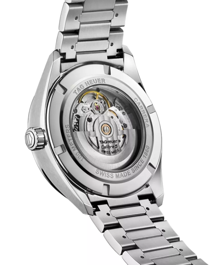Ceasuri barbati - Ceas TAG Heuer Carrera Calibre 5 Day-Date WBN2012.BA0640, cellini.ro