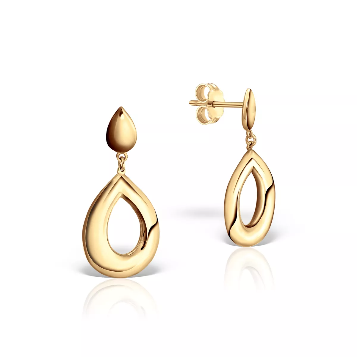 Cercei - Cercei  Eva Nobile, din aur galben de 18K, cellini.ro