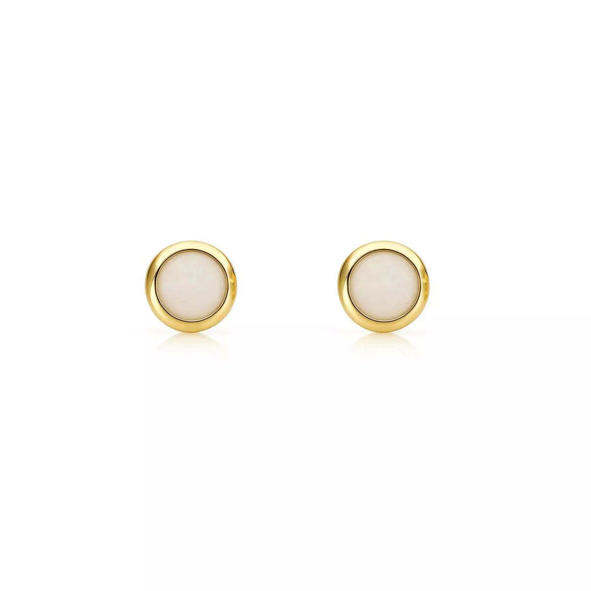 Cercei - Cercei Eva Nobile cu opal, din aur galben de 14K, cellini.ro