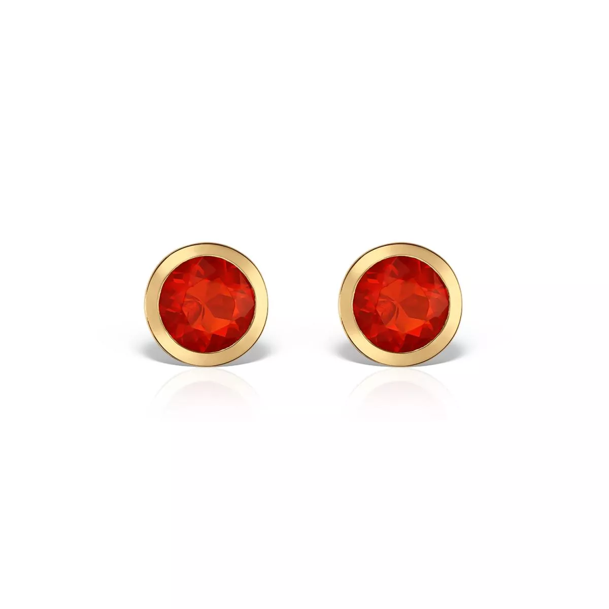 Cercei - Cercei Eva Nobile cu opal, din aur galben de 18K, cellini.ro