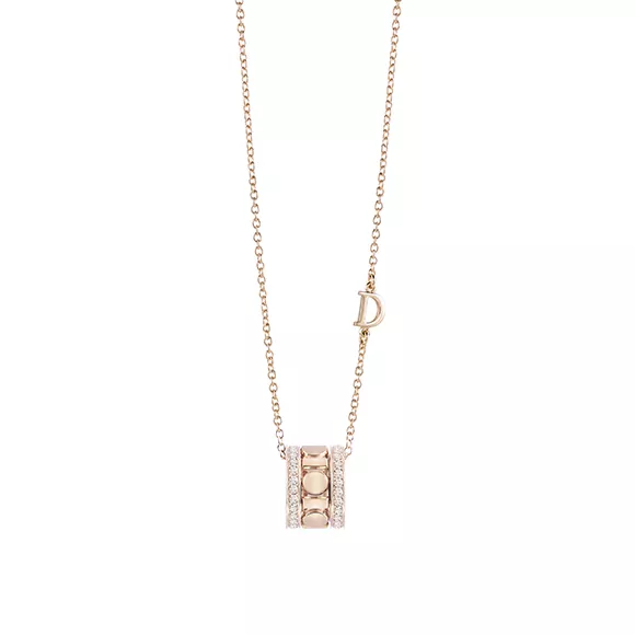 Colier Damiani Belle Epoque Reel cu diamant, din aur roz de 18K