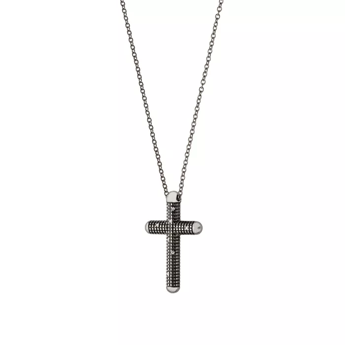Colier Damiani Metropolitan cu diamante, din aur alb de 18K