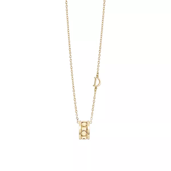Colier Damiani Belle Epoque Reel cu diamante, din aur galben de 18K