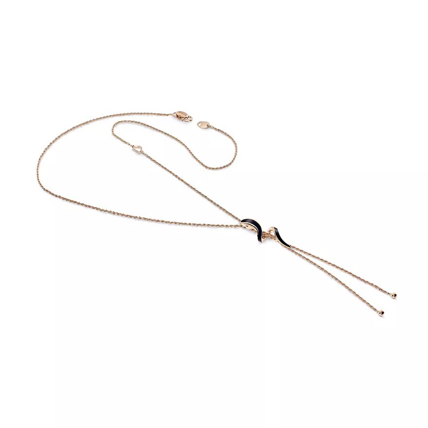 Colier Damiani Eden cu ceramica si diamant, din aur roz de 18K