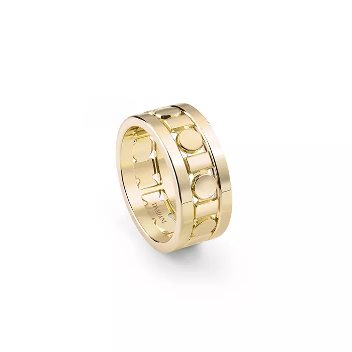 Inel Damiani Belle Epoque Reel, din aur galben de 18K