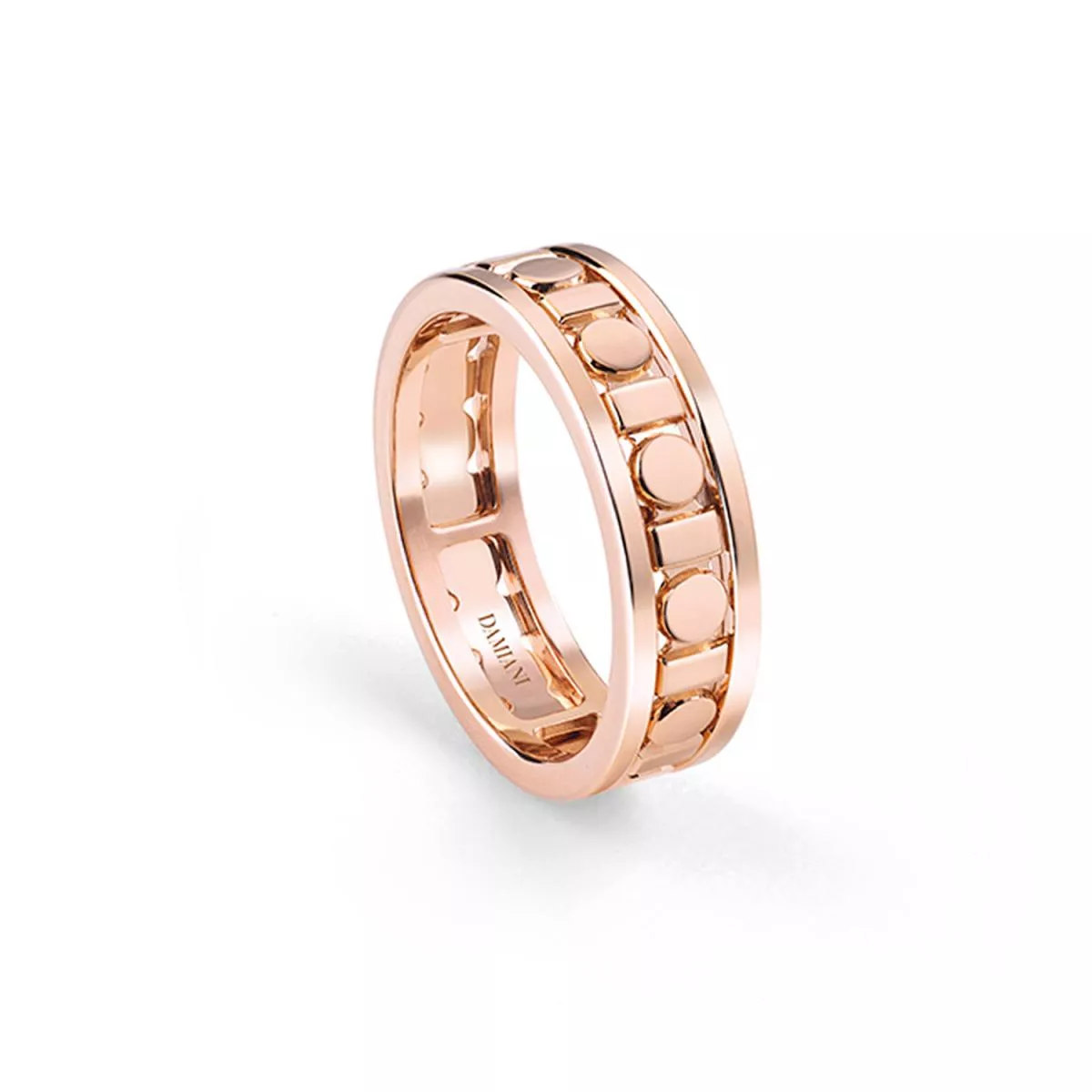 Inel Damiani Belle Epoque Reel, din aur roz de 18K