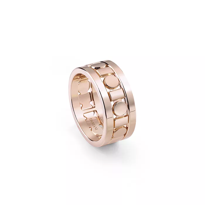 Inel Damiani Belle Epoque Reel, din aur roz de 18K