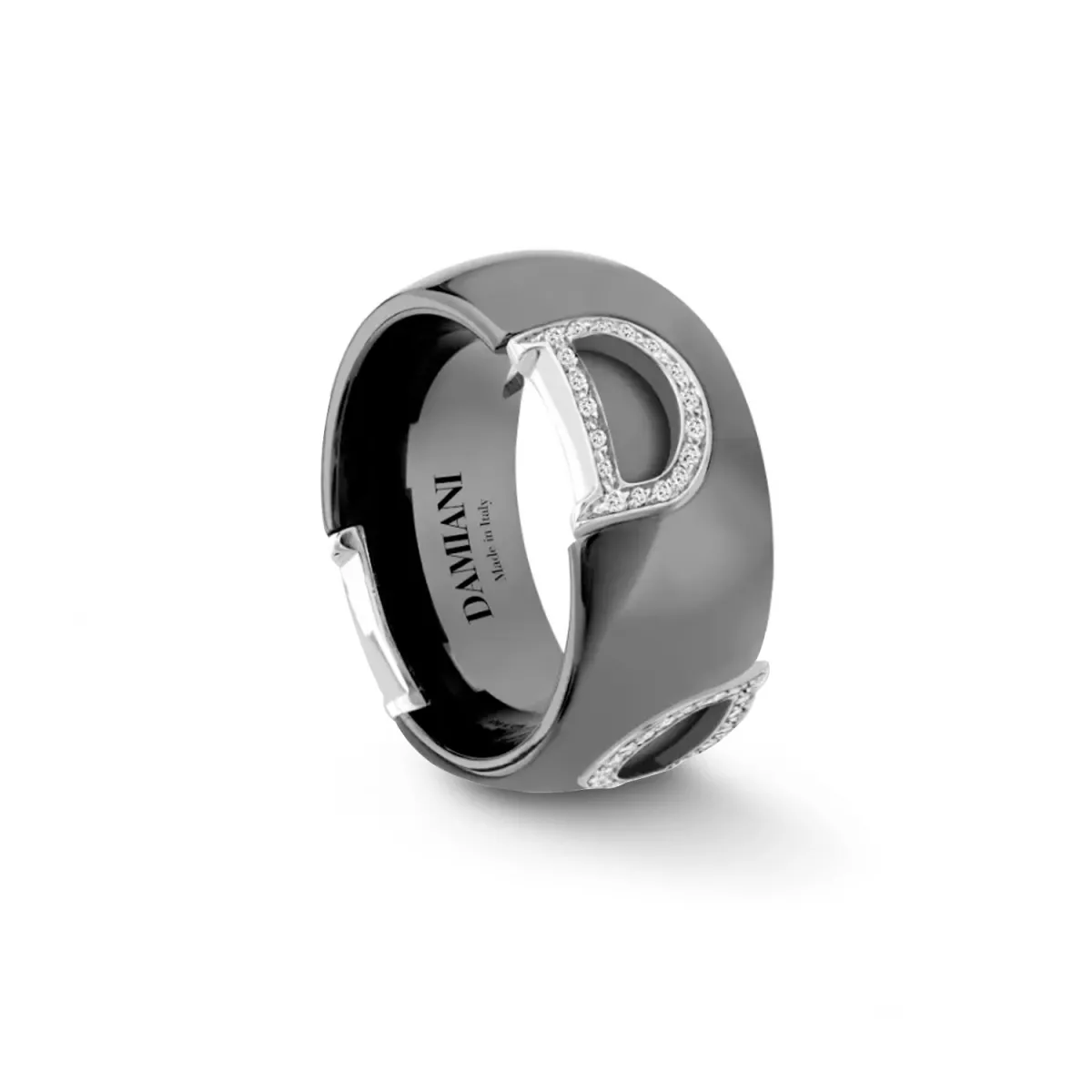 Inel  Damiani D.Icon cu diamante, din aur alb  de 18K