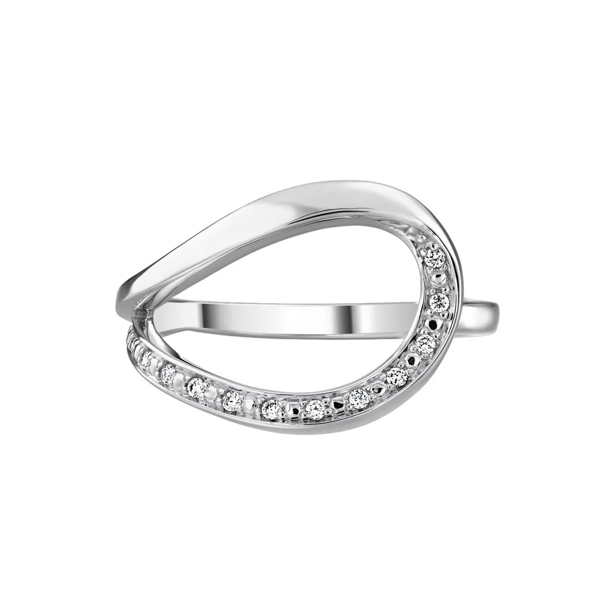 Inele - Inel Maria Granacci cu diamant, din aur alb de 18K, cellini.ro