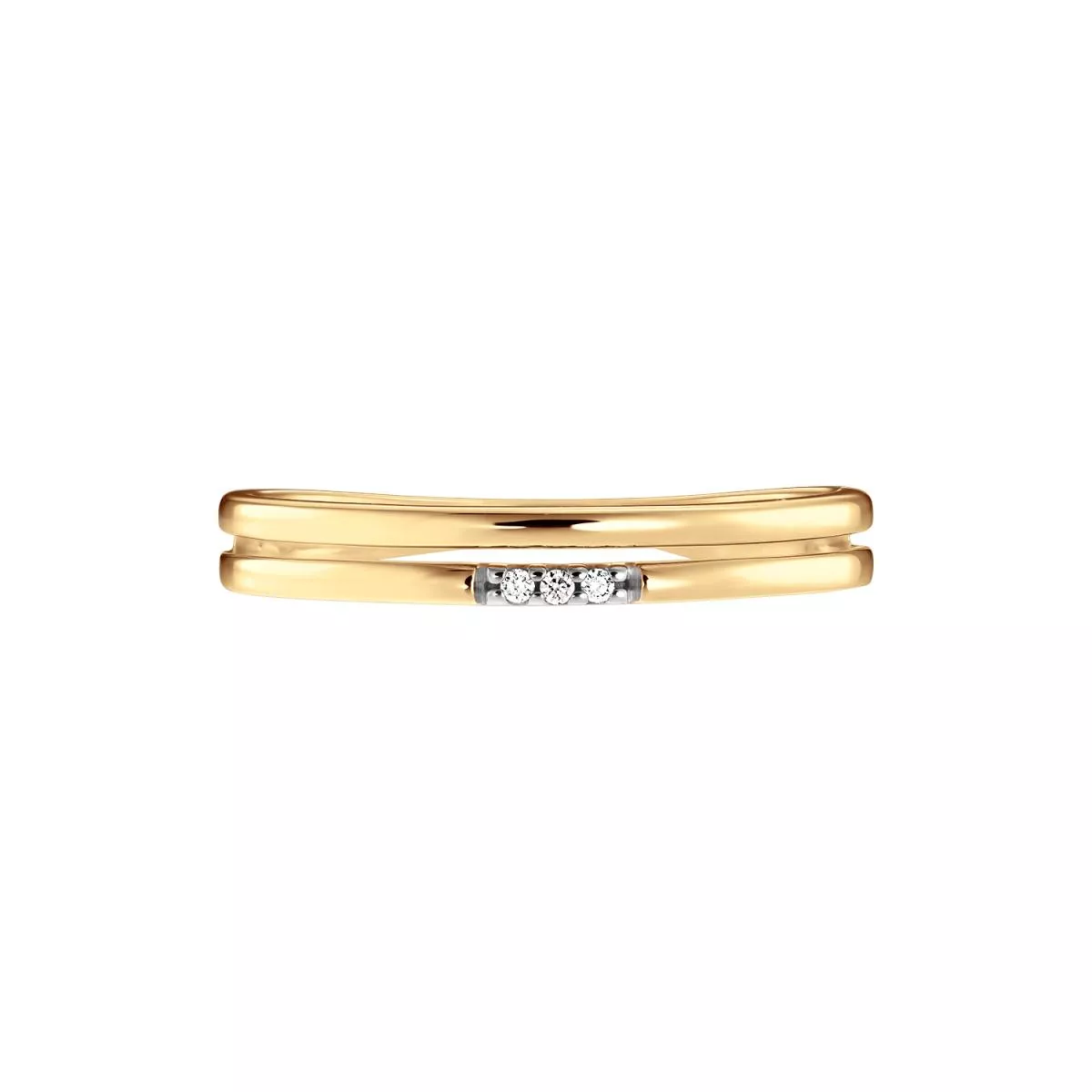 Inele - Inel Maria Granacci cu diamant, din aur galben de 14K, cellini.ro