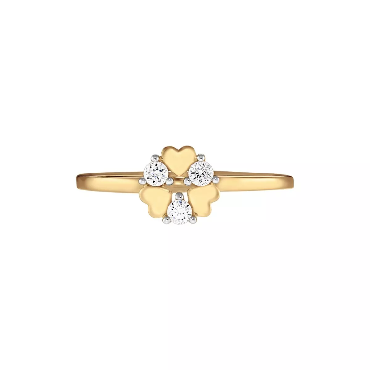 Inele - Inel Maria Granacci cu diamant, din aur galben de 14K, cellini.ro