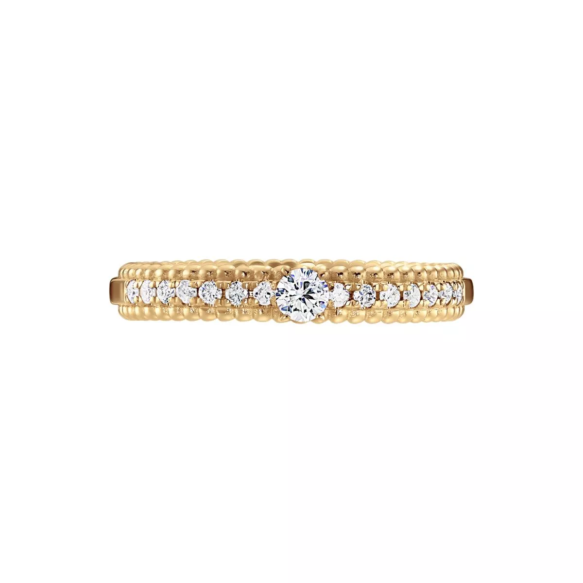 Inele - Inel Maria Granacci cu diamant, din aur galben de 18K, cellini.ro