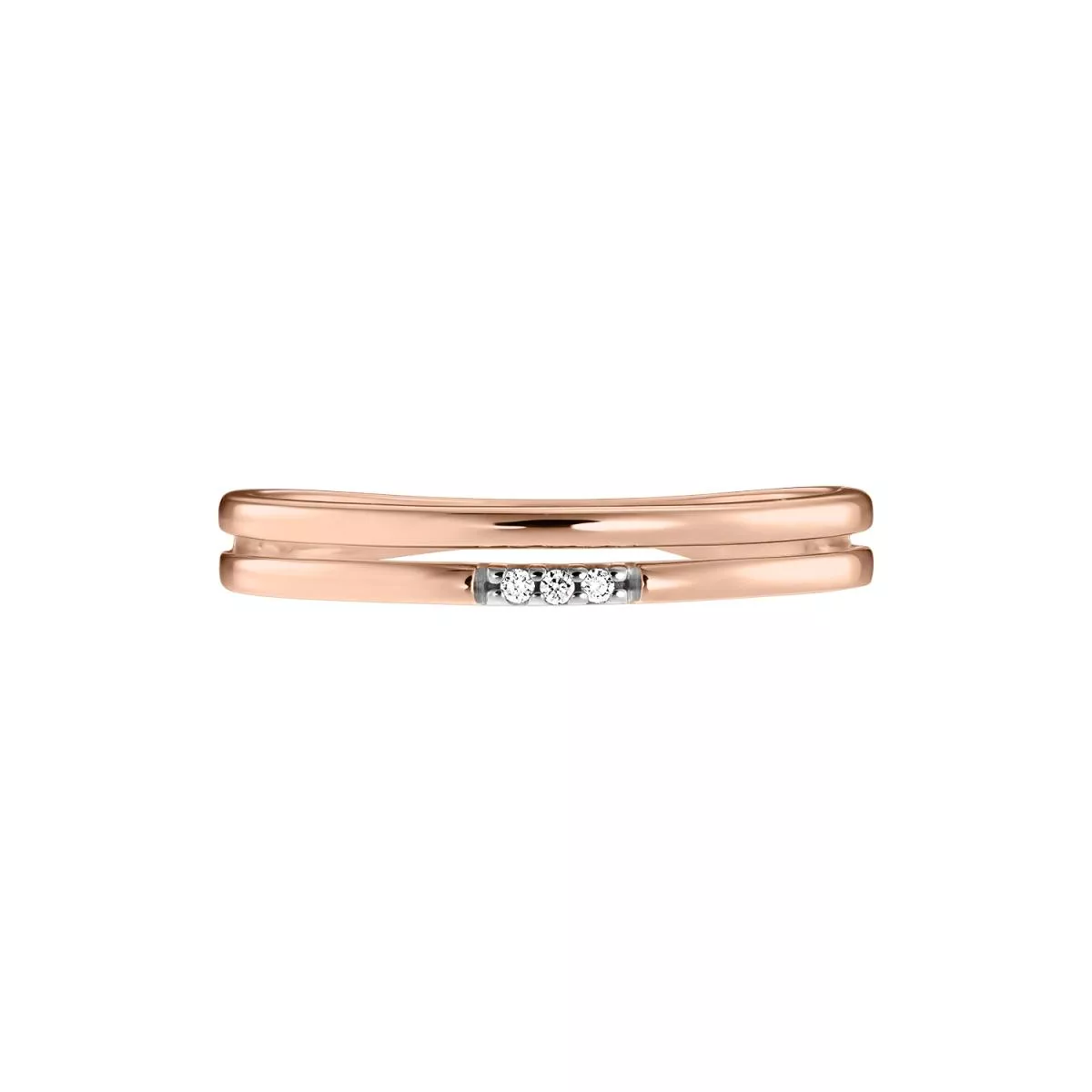 Inele - Inel Maria Granacci cu diamant, din aur roz de 14K, cellini.ro