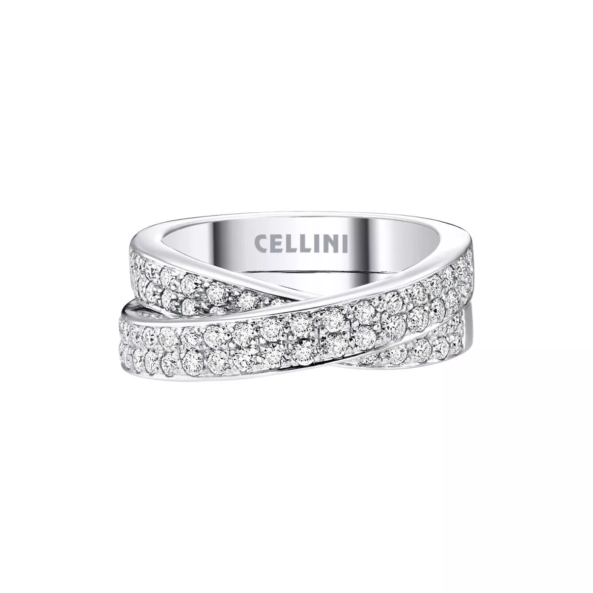 Inele - Inel Maria Granacci cu diamante, din aur alb de 18K, cellini.ro