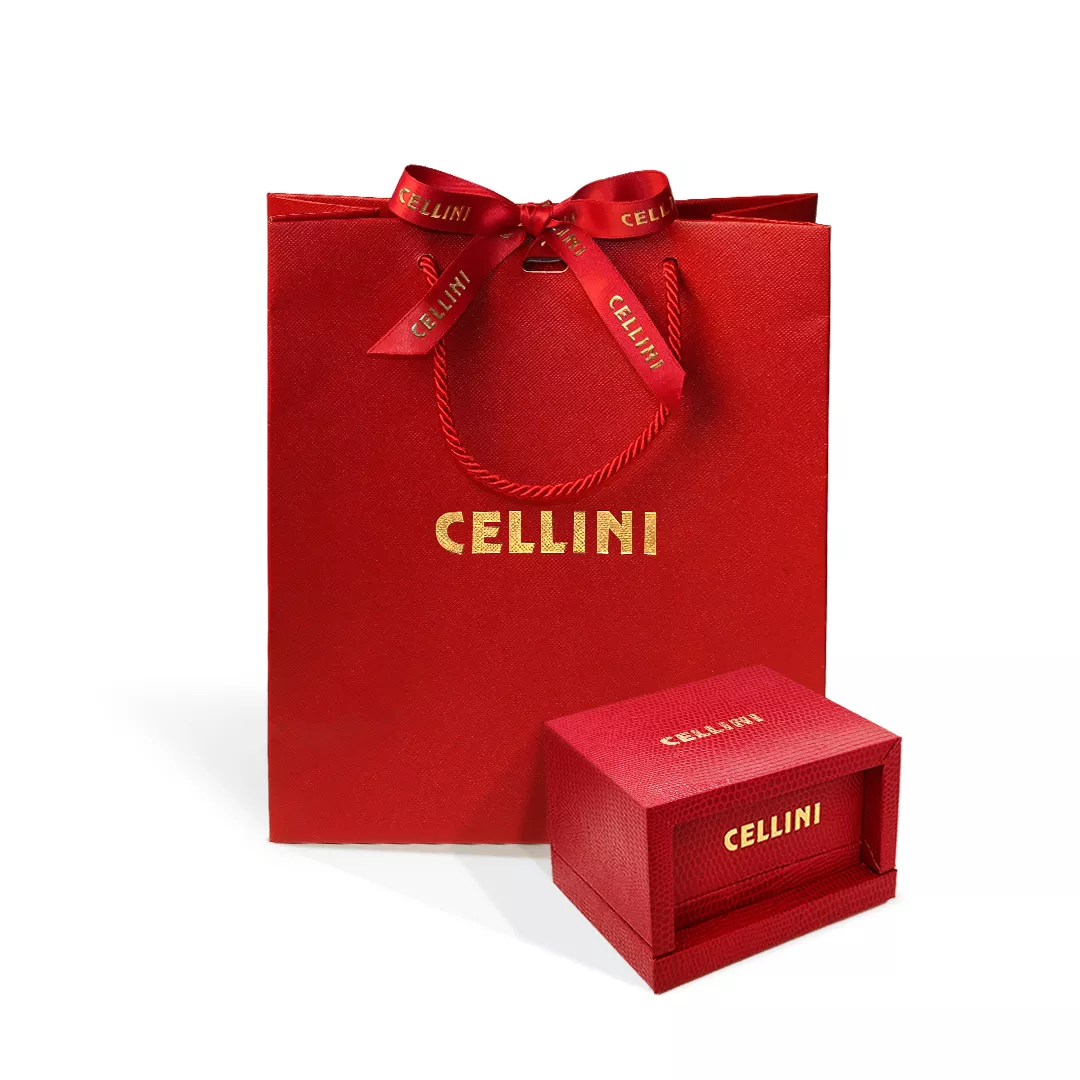 Coliere - Lant cu pandantiv Maria Granacci cu diamant, din aur alb de 14K, cellini.ro