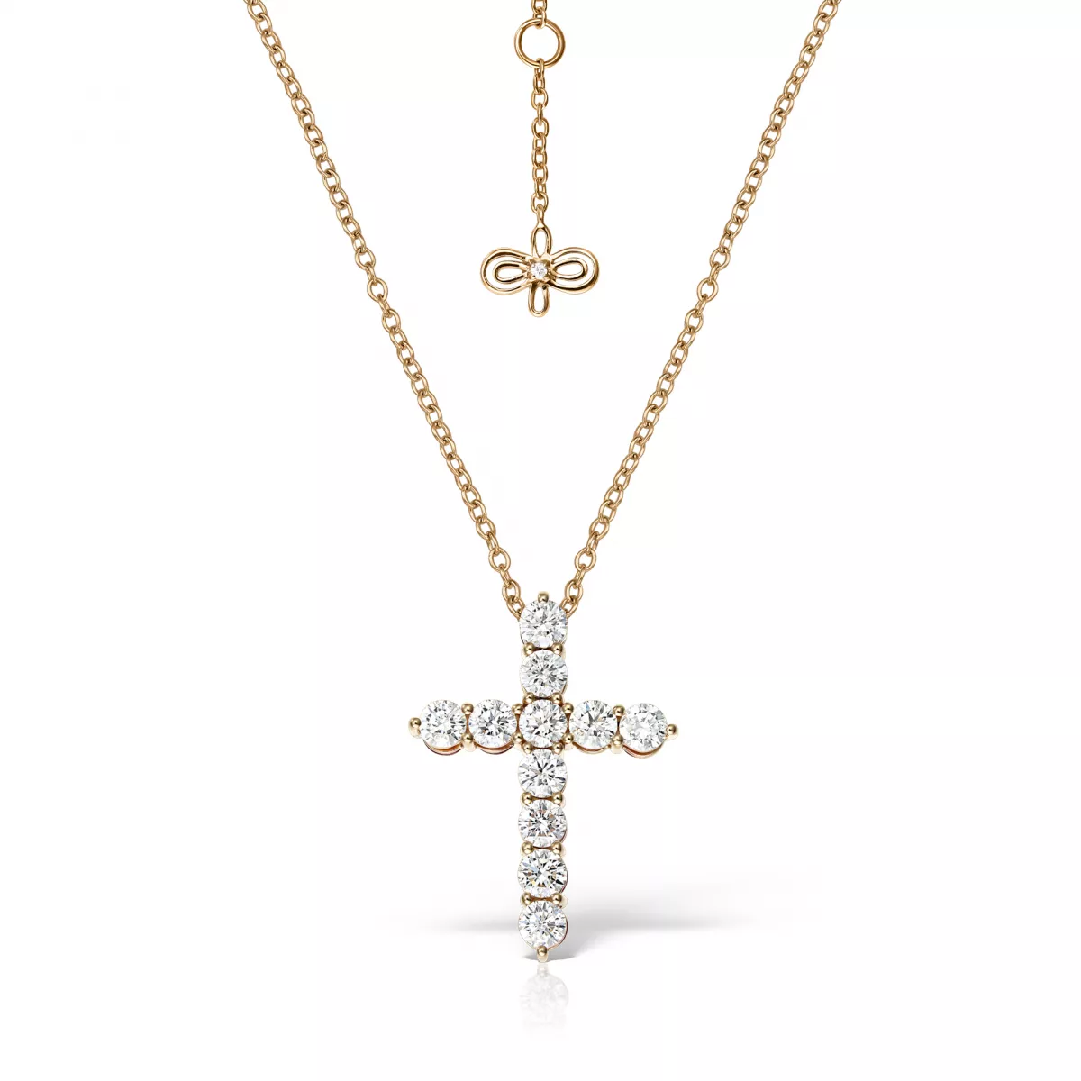 Coliere - Lant cu pandantiv Opera Deus Henri Maillardet cu rubine si diamante, din aur roz de 18K, cellini.ro
