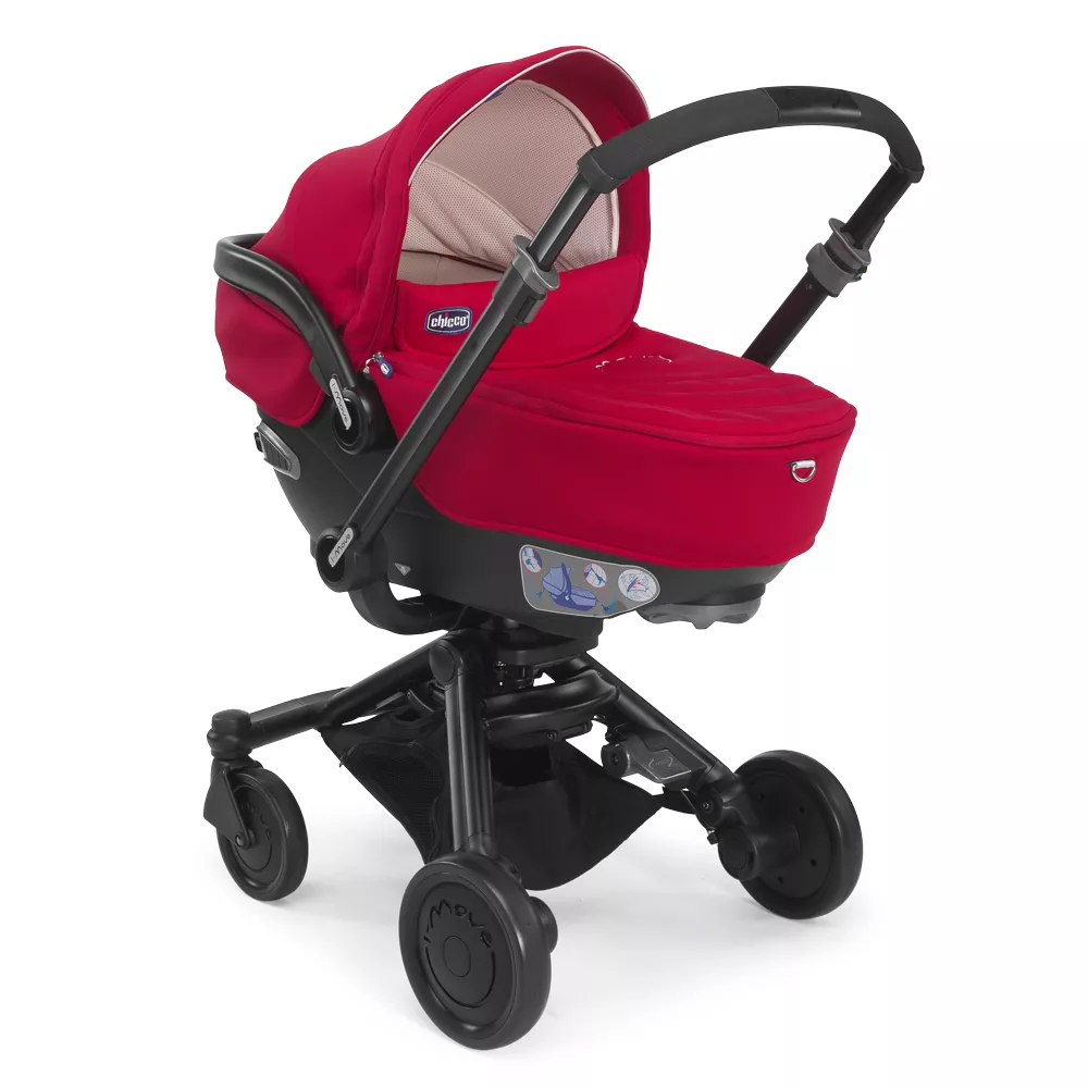 Carucior 3 in 1 Chicco Trio I-Move, Fire, 0luni+