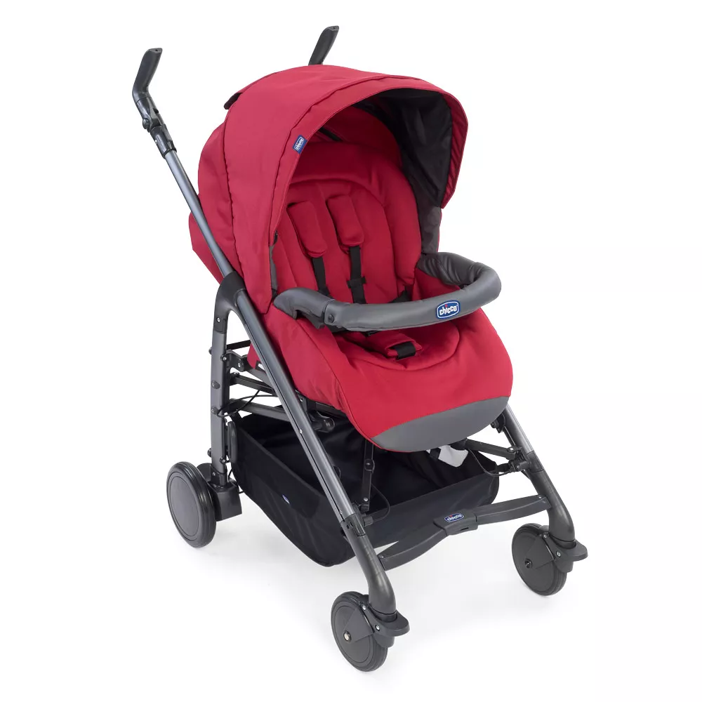 Carucior 3 in 1 Chicco Trio Love, 0luni+, Red