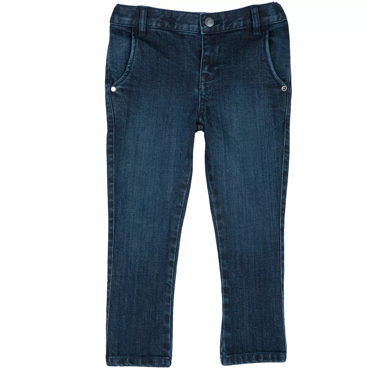 Pantaloni jeans copii Chicco, albastru inchis, 104