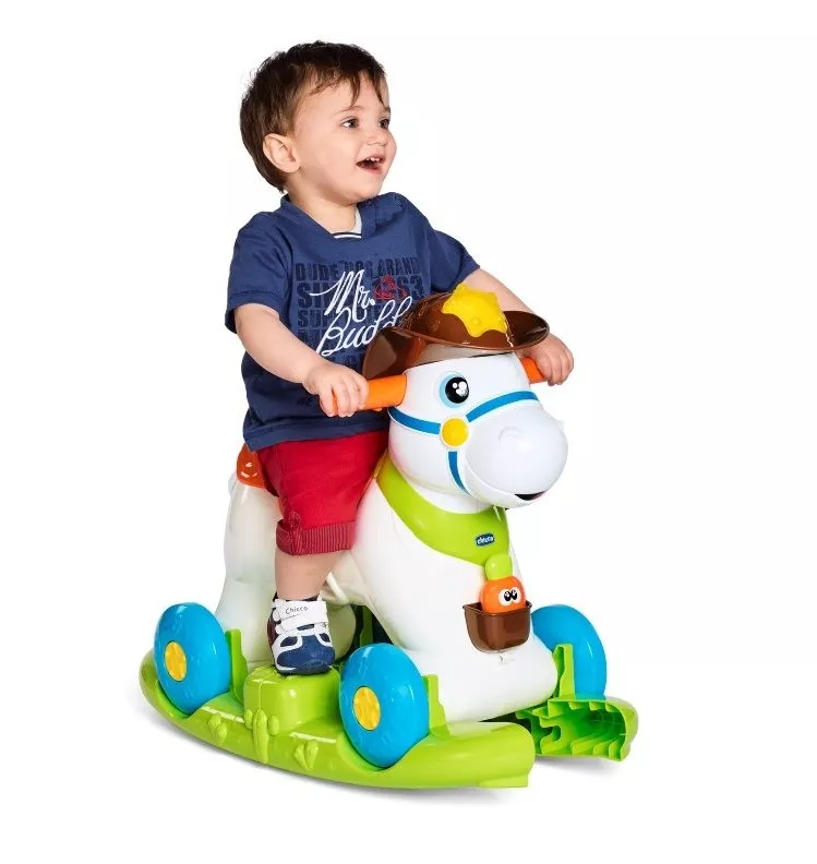 Jucarie Chicco 3 in 1 Baby Rodeo, 1-3 ani