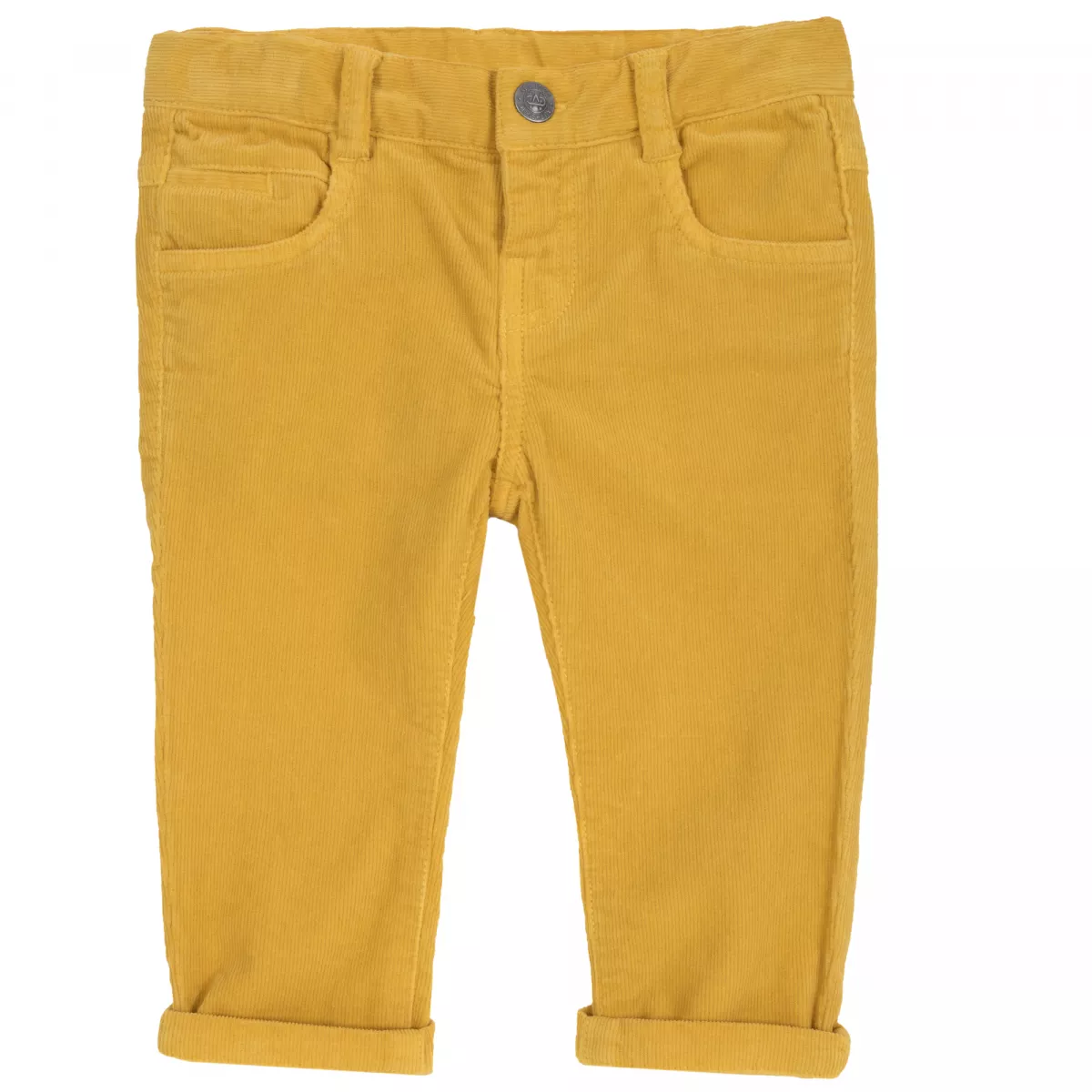 Pantalon copii Chicco, galben, 104