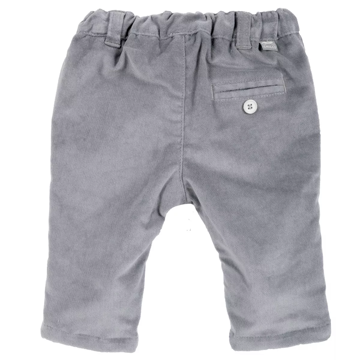 Pantalon copii Chicco, gri inchis, 86