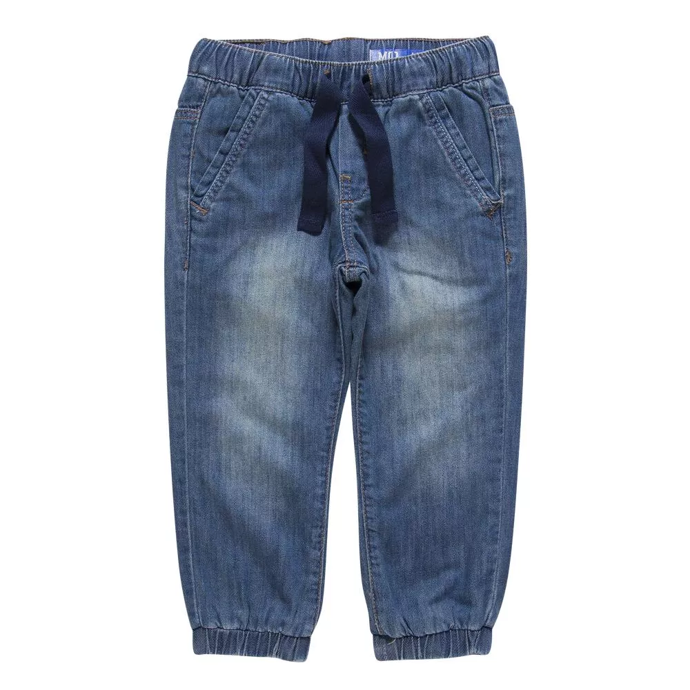 Pantalon lung Chicco, fete, albastru mediu, 122