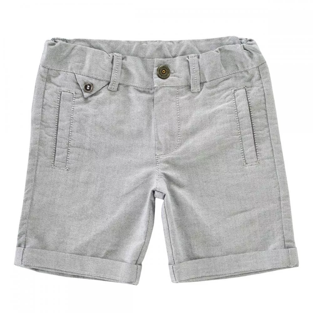 Pantalon scurt baieti, Chicco, gri, 116