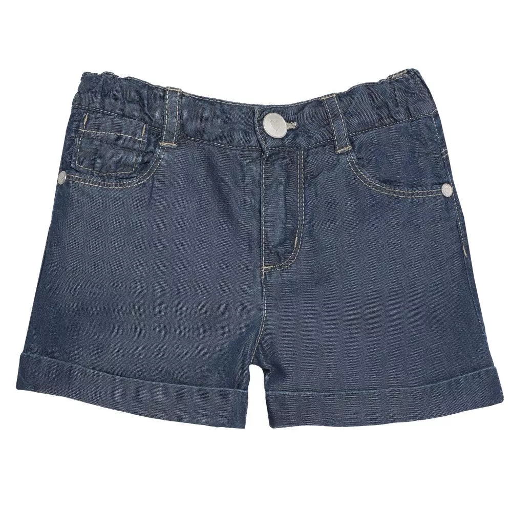 Pantalon scurt copii Chicco, fetite, denim, 116