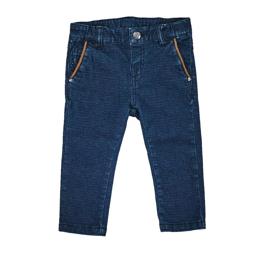 Pantaloni lungi copii Chicco, albastru, 80