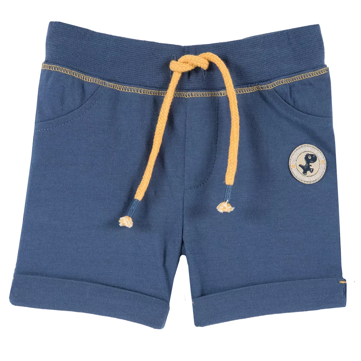 Pantalon scurt copii Chicco, jerse, albastru, 86