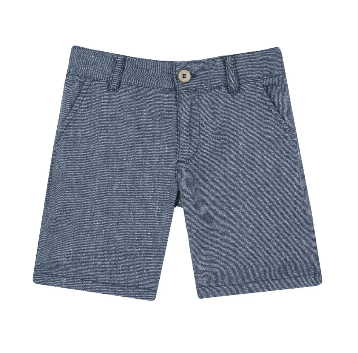 Pantaloni scurti copii Chicco din in, albastru, 00483, 116