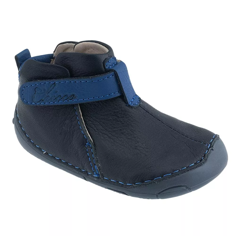 Pantofi Chicco Dax piele, unisex, 52428, Albastru
