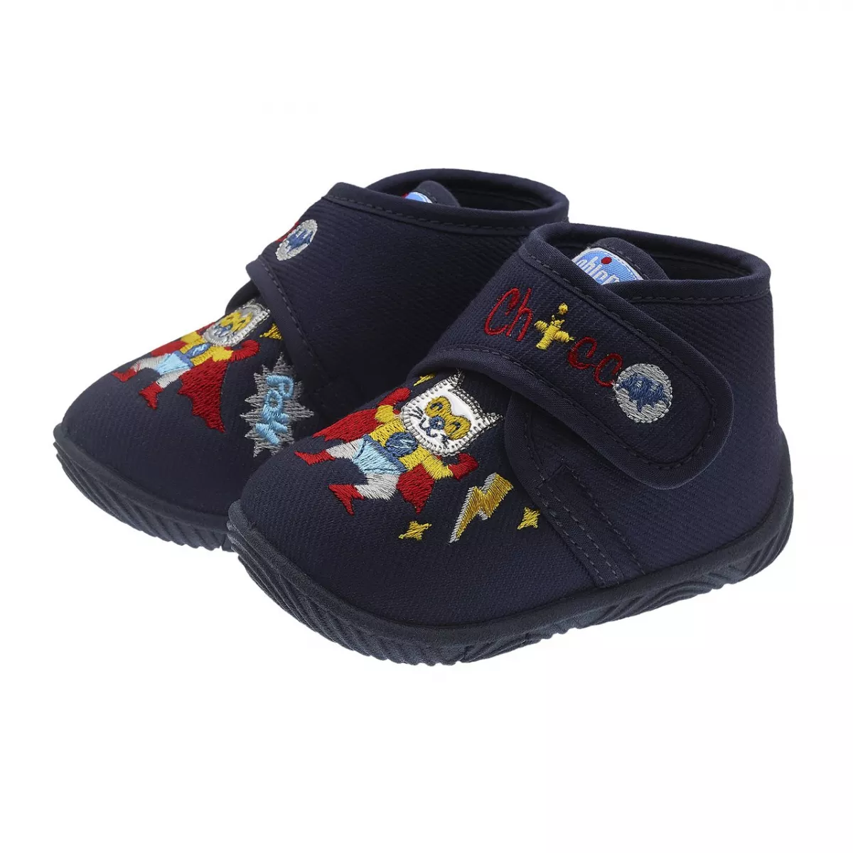 Pantofi de casa pentru copii Chicco Tetris, bleumarin, 70054-65P, 19