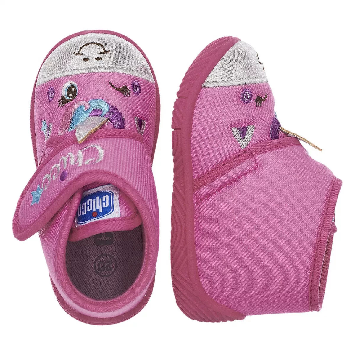 Pantofi de casa pentru copii Chicco Tetris, roz, 70054-65P, 29