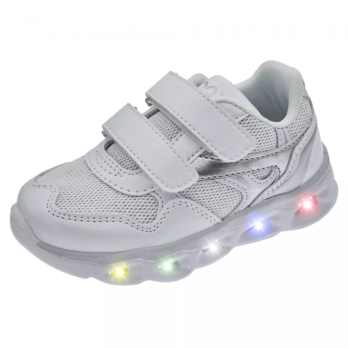 Pantofi sport copii cu luminite Chicco Clory, Alb, 71136-66P, 25