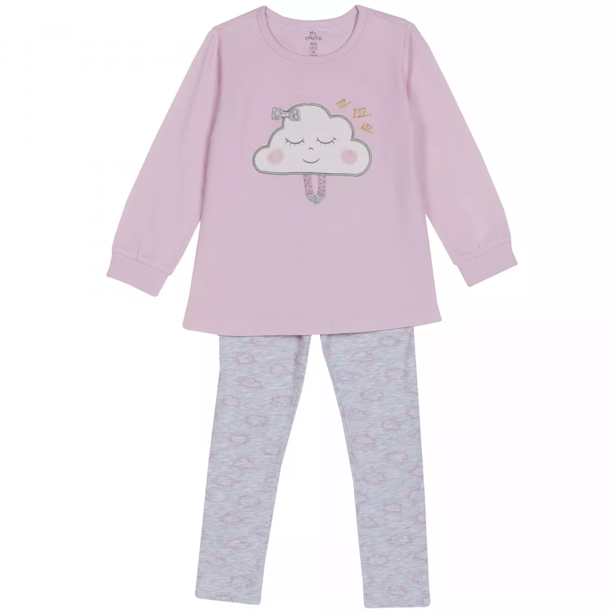 Pijama copii Chicco, roz, 110