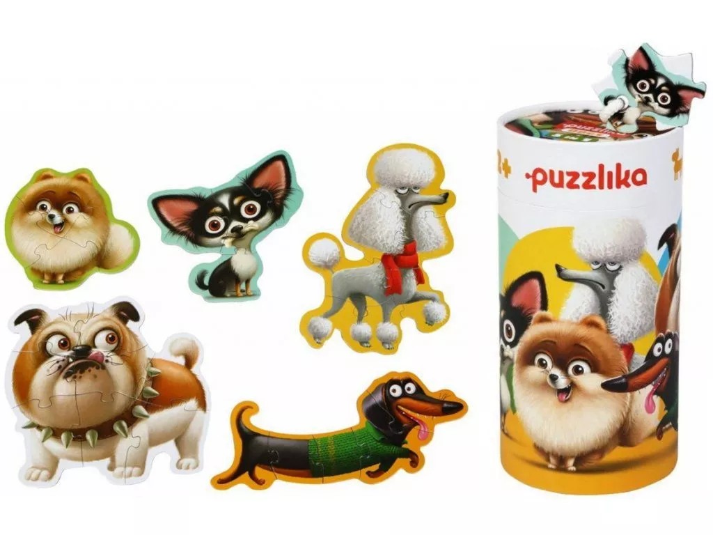 Puzzle 5 in 1 Cubika Dogs