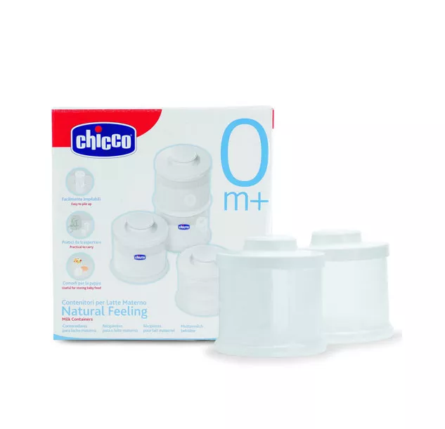 Recipiente Chicco stocare lapte matern 4 buc, 0 luni+ (containere)