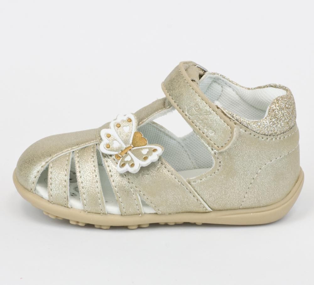 Sandalute pentru copii Chicco Ginna, auriu, 22