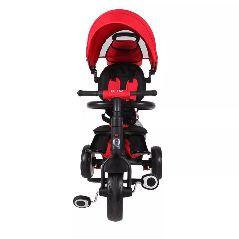 Tricicleta copii QPlay Rito Plus, rosu, 12luni-3ani