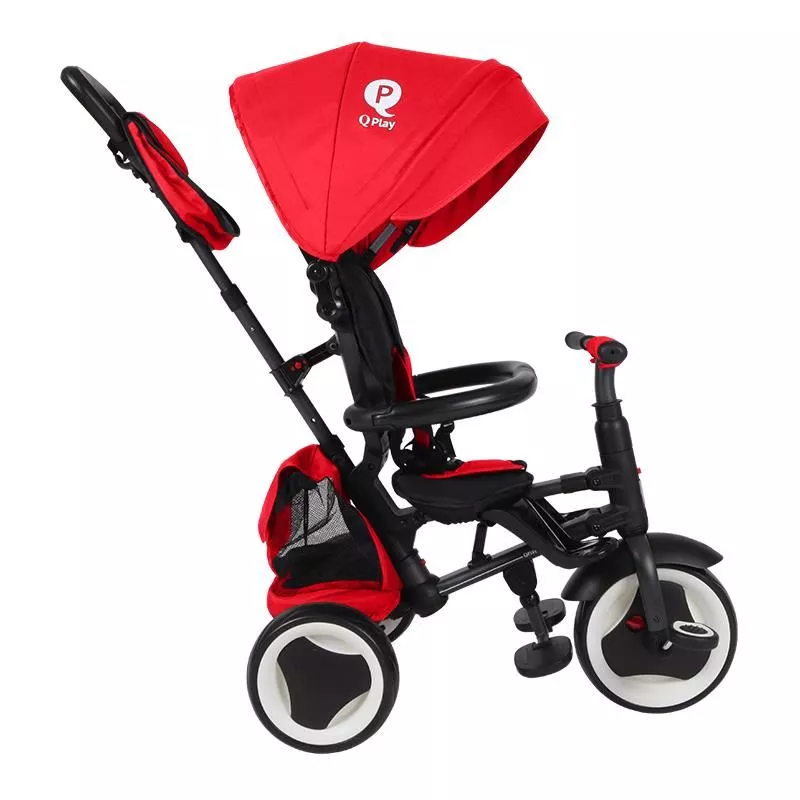 Tricicleta copii QPlay Rito Plus, rosu, 12luni-3ani