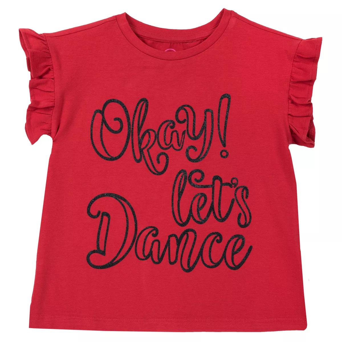 Tricou copii Chicco Dance, rosu, maneca scurta, 92