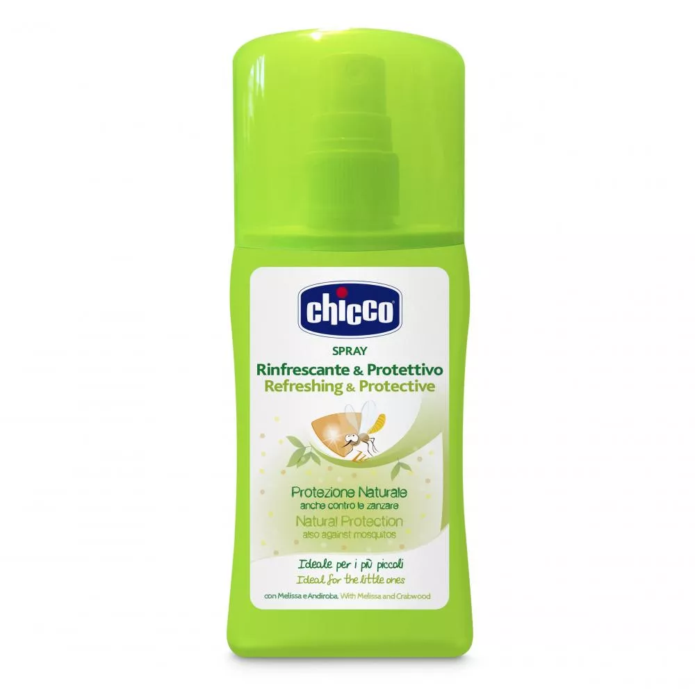 Spray protectie naturala impotriva tantarilor Chicco 100ml, 6luni+