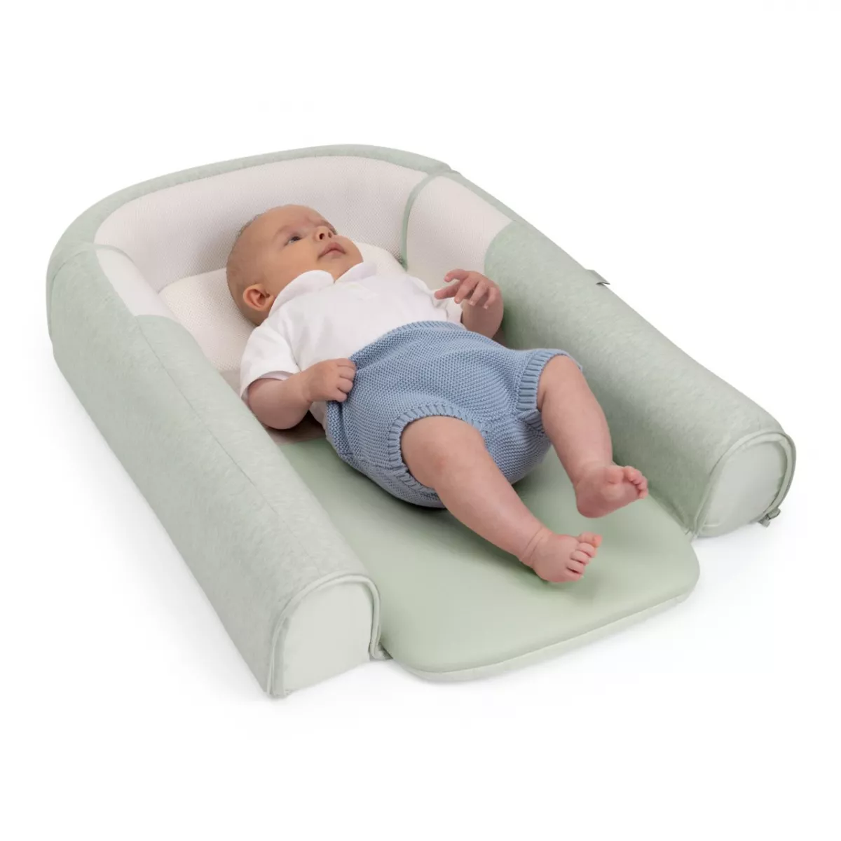 Babynest multifunctional 4 in 1 Chicco Mommy Pod, Olive 0 luni+
