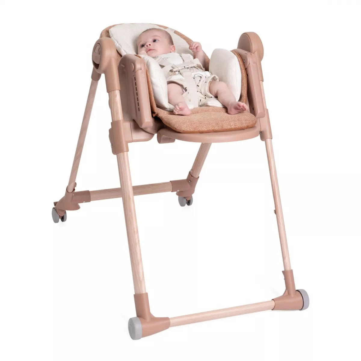 Scaun de masa Chicco Polly Armonia Terracota, 0luni+