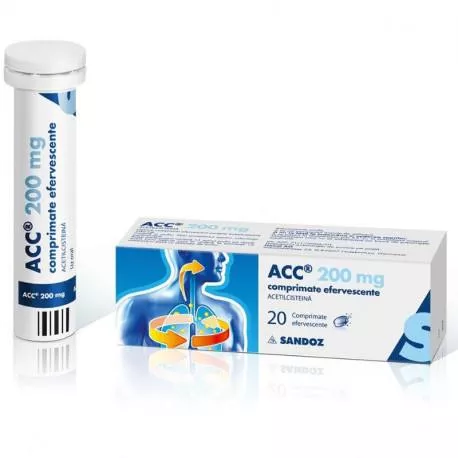 ACC 200 mg * 20 comprimate efervescente, [],clinicafarm.ro